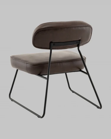 Кресло Kate new ткань экокожа коричневый Stool Group арт.УТ000041266