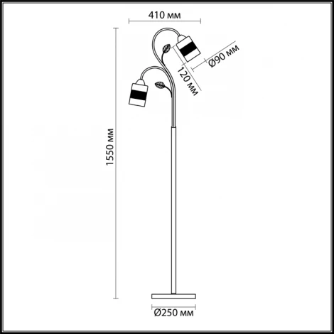 Торшер Lumion Filla 3029/2F