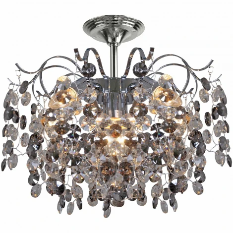 Потолочная люстра хрустальная на штанге Reluce 02387-0.3-5+2 CR (220V)
