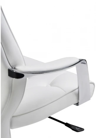 Компьютерное кресло Woodville Sarabi white / satin chrome 15424