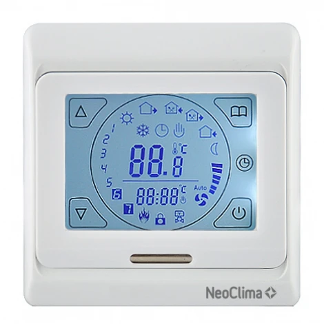 Терморегулятор Neoclima NCTR-33ESP встраиваемый цифровой сенсорный