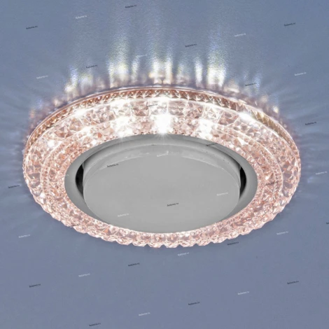 Встраиваемый точечный светильник Elektrostandard 3030 GX53 PK розовый