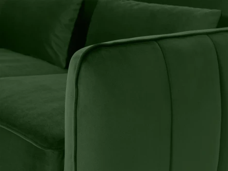 Диван Amsterdam двухместный ОГОГО (арт.698447), (Ткань/Зеленый)