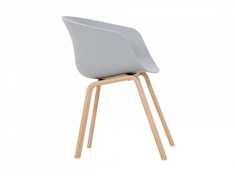 Стул пластиковый Paul ОГОГО 622567 (серый)