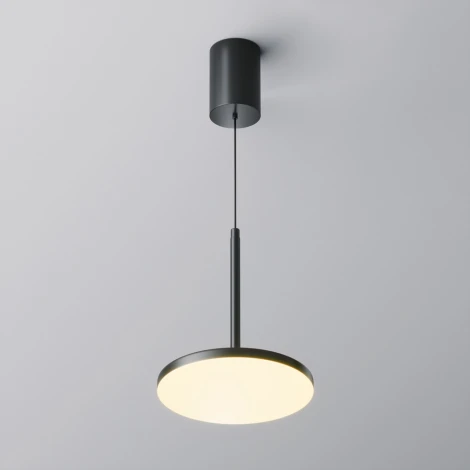 Подвесной светильник Maytoni Plato P076PL-L12W3K-B (LED, 220V, на проводе, круглые)