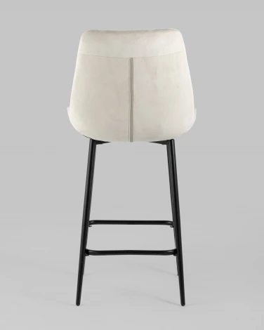 Стул полубарный Stool Group Флекс велюр бежевый УТ000025262