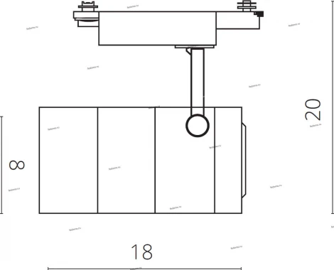 Трековый светильник Arte Lamp Cinto A2707PL-1WH