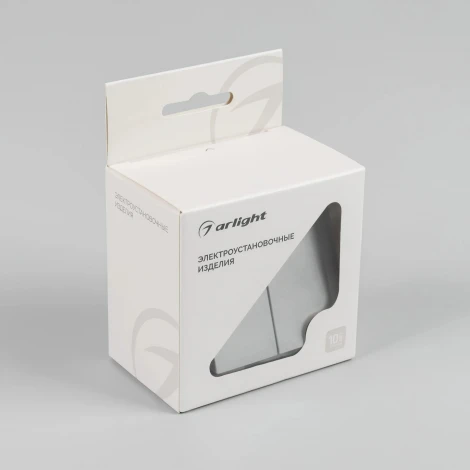 Механизм выключателя двухклавишный непроходной SWT-MK02-PL-GR-V (250V, 10A) (Arlight) 049889