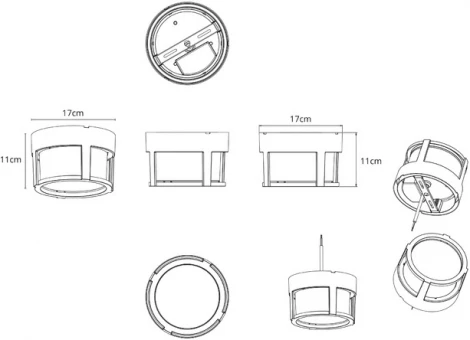 Уличный потолочный светильник Arte Lamp Ulysses A6206PF-1BK