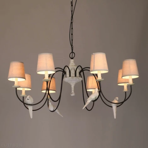 Подвесная люстра с птичками Loft It Birds LOFT1029A-8