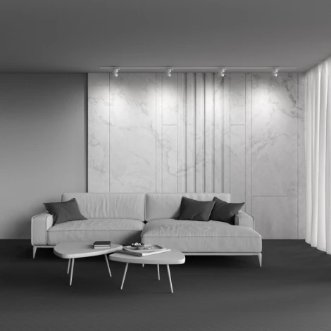 Трековый светильник однофазный 220V 12W Maytoni Onda TR007-1-12W3K-W-1 (LED, круглые)