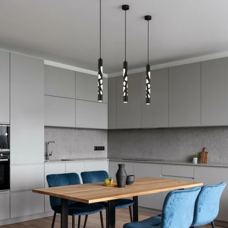 Подвесной светильник Eurosvet DLR037 12W 4200K (LED, 220V, на проводе, круглые)