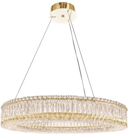 Подвесная люстра Fluorite Vetto FL1147-8P (LED, 220V, хрусталь, на тросе, круглые)