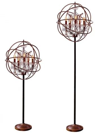 Торшер Loft IT Foucaults orb crystal LOFT1897FT (220V, свеча, шар)