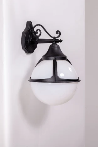Настенный фонарь уличный Oasis Light 88102 Bl (220V, шар, IP44)