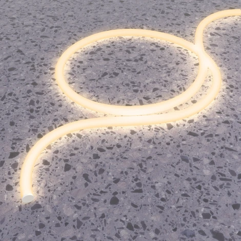 Гибкий неон Nemo Maytoni Круглый 360° 20301 D25 24В 14,4Вт/м 3000К IP65 5м