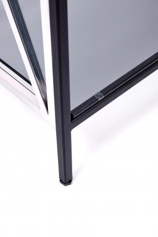 Консольный стол AllConsoles 1031-CB_S grey черный муар, серебряный