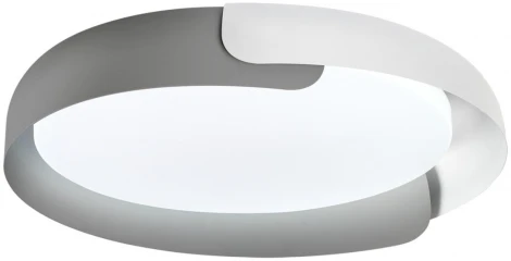 Потолочный светильник круглый Sonex Antares 7707/60L металл/пластик/белый/серый LED 60Вт 3000-6000K D580 IP20 пульт ДУ (220V, круглые)