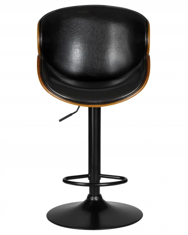 Стул барный JACK BLACK (цвет черный глянец PU ABD 002)