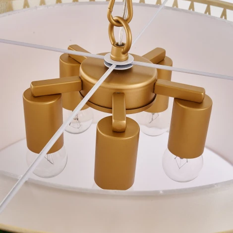 Подвесная люстра Favourite Dolium 4133-5P (220V, на цепи, круглые)