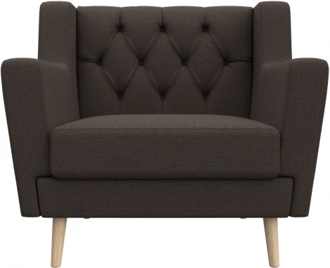 Кресло Брайтон Люкс (Коричневый/Рогожка) Лига Диванов арт.125038