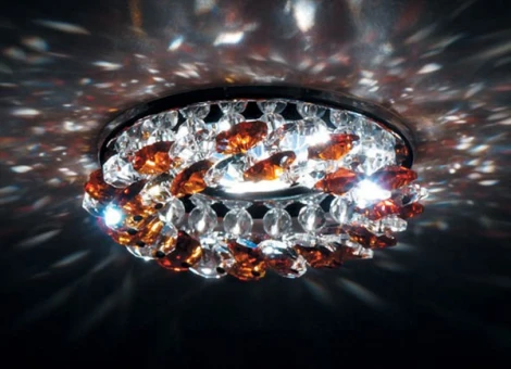Встраиваемый светильник Donolux Downlight DL061.02.1/7 crystal/topaz