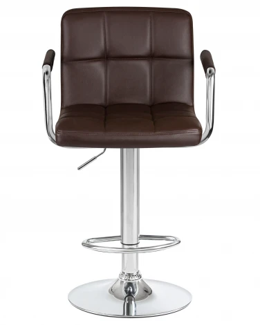 Стул барный KRUGER ARM (коричневый)