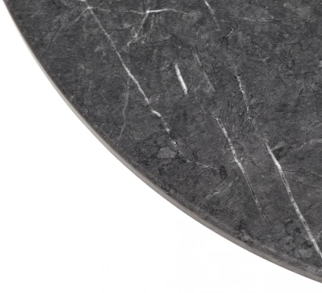 Набор кофейных столиков Tango серый мрамор с чёрными ножками, 2шт Bradex Home RF 0206