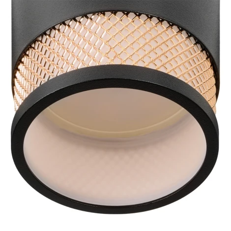 Подвесной светильник Wolta WSL-GU10/P12BG под лампу GU10 Черный / золотой RETE