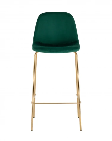 Стул барный Stool Group Валенсия SN велюр зеленый золотые ножки УТ000036446