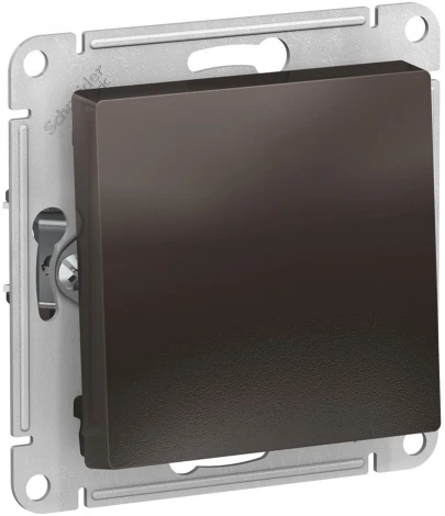 Выключатель встраиваемый с самовозвратом одноклавишный (мокко) Systeme Electric AtlasDesign ATN000615