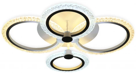 Потолочная люстра Ambrella Acrylica FA4061 (регулировка яркости, LED, 220V, пульт управления, кольцо)