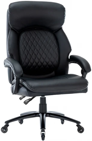Компьютерное кресло CHAIRMAN CH412 (Металл,Пластик,Экокожа/Черный)