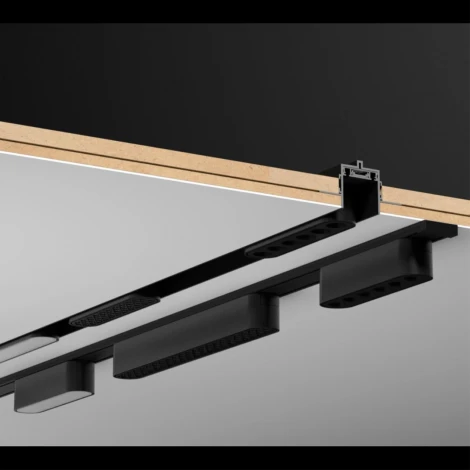 Низковольтный шинопровод для встраиваемого монтажа в ГКЛ 2м Novotech Smal 135200 SHINO IP20 48V