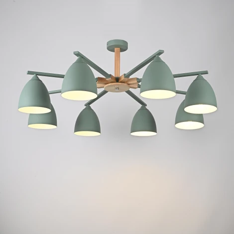 Потолочная люстра на штанге NOA 8 Mint ImperiumLoft Noa01 (183468-26)