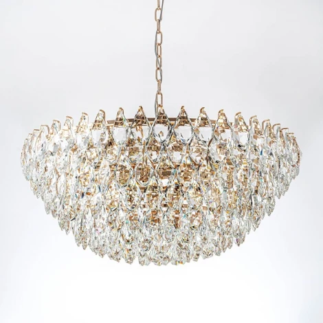 Подвесная люстра хрустальная Modelux MODELUX ML.2363.24 GD