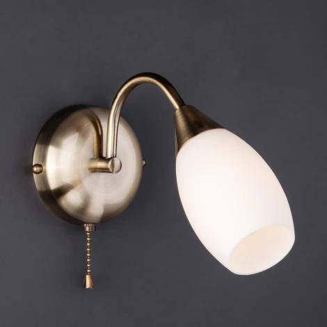 Бра Eurosvet Ginevra 30280/1 античная бронза (220V, выключатель)