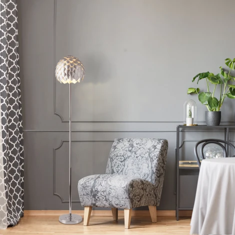 Торшер артишок 01100/1 Bogate's Cedro серебряный / хром (220V)