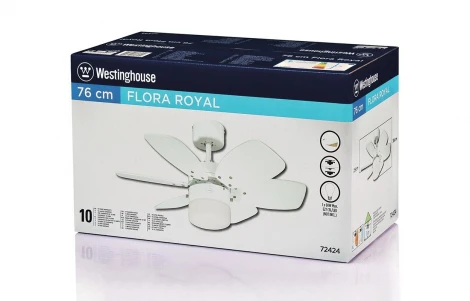 Потолочная люстра Westinghouse Flora Royal White 72424WES
