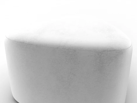 Пуф 004 (ДСП,Фанера/Пластик/Велюр/Молочный) Лига Диванов 132362