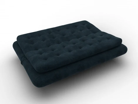 Диван-книжка Лига-123 (Металл,ЛДСП,Брус,Доска,Велюр/Графит) Лига Диванов 137624