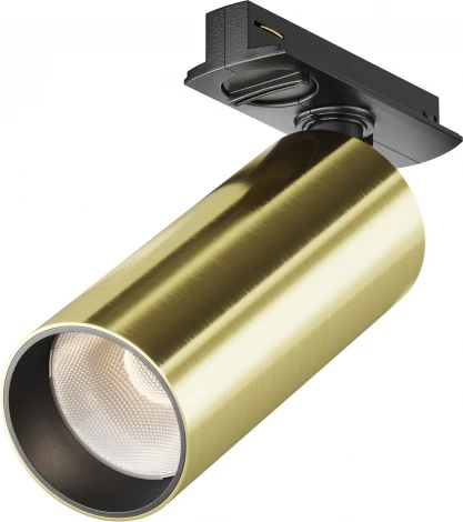 Трековый светильник однофазный 220V Maytoni Focus LED TR021-1-12W4K-W-BBS (круглые)