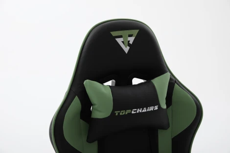 Кресло спортивное TopChairs Shadow черно-зеленый арт.УТ000039465