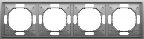 Рамка 4-я, серый графит Donel S08 DS21459
