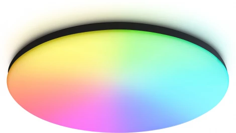 Потолочный светильник RGB круглый светодиодный с пультом и управлением смартфоном Ambrella ORBITAL FZ2006 (220V, умный дом - Алиса, Tuya Smart, Алекса, Smart Home, круглые, IP54)