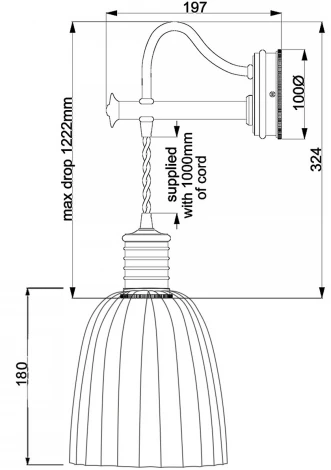 Бра Quoizel Douille DOUILLE1-AB (220V)