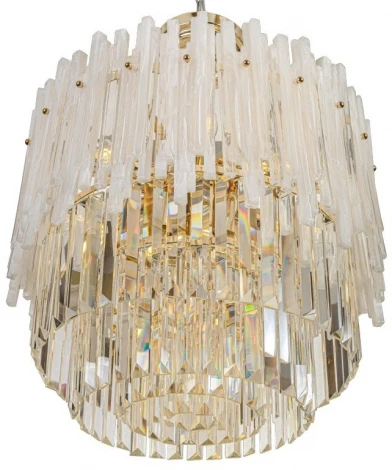 Подвесная люстра каскадная L'Arte Luce Glacier L36210 (220V, хрусталь K9, на цепи)