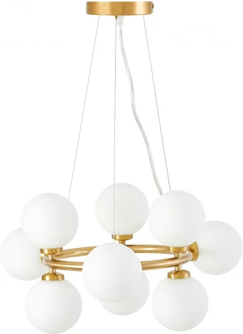 Подвесной светильник Lumina Deco Marsiada LDP 6033-9 MD (220V, на тросе, шарики, молекулы)