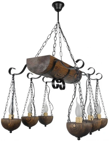 Подвесная люстра Тарьсма Геркулес Геркулес-6 (220V, на цепи, подсвечник, свеча)