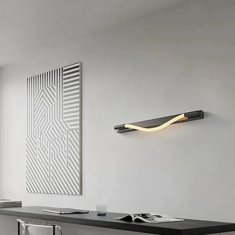 Настенный светильник с гибким неоном Lightera Tura LE103W-60B (LED, 220V)